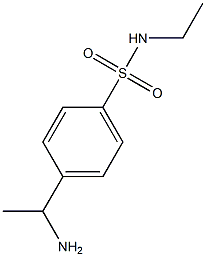 4-(1-aminoethyl)-N-ethylbenzene-1-sulfonamide Structure