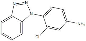 4-(1H-1,2,3-benzotriazol-1-yl)-3-chloroaniline 구조식 이미지