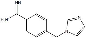 4-(1H-imidazol-1-ylmethyl)benzenecarboximidamide 구조식 이미지