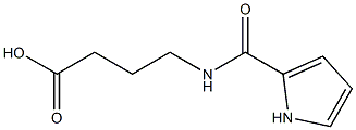 4-(1H-pyrrol-2-ylformamido)butanoic acid 구조식 이미지