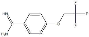 4-(2,2,2-trifluoroethoxy)benzenecarboximidamide Structure