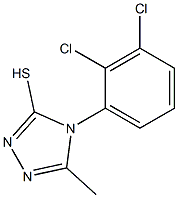 4-(2,3-dichlorophenyl)-5-methyl-4H-1,2,4-triazole-3-thiol 구조식 이미지