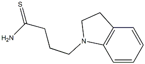 4-(2,3-dihydro-1H-indol-1-yl)butanethioamide Structure