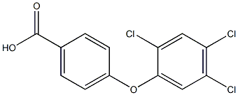 4-(2,4,5-trichlorophenoxy)benzoic acid 구조식 이미지