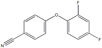 4-(2,4-difluorophenoxy)benzonitrile 구조식 이미지