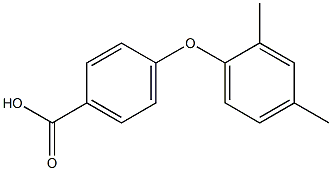 4-(2,4-dimethylphenoxy)benzoic acid Structure