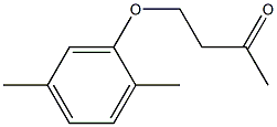 4-(2,5-dimethylphenoxy)butan-2-one 구조식 이미지