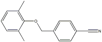 4-(2,6-dimethylphenoxymethyl)benzonitrile Structure