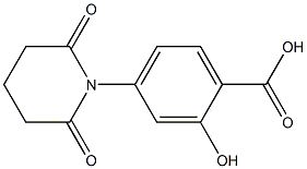 4-(2,6-dioxopiperidin-1-yl)-2-hydroxybenzoic acid Structure