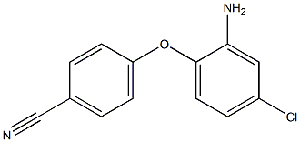 4-(2-amino-4-chlorophenoxy)benzonitrile Structure