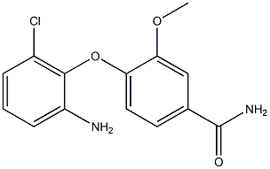 4-(2-amino-6-chlorophenoxy)-3-methoxybenzamide Structure