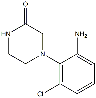 4-(2-amino-6-chlorophenyl)piperazin-2-one 구조식 이미지