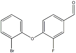4-(2-bromophenoxy)-3-fluorobenzaldehyde 구조식 이미지