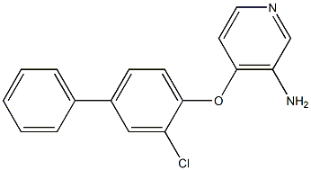 4-(2-chloro-4-phenylphenoxy)pyridin-3-amine 구조식 이미지