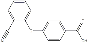 4-(2-cyanophenoxy)benzoic acid Structure