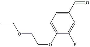 4-(2-ethoxyethoxy)-3-fluorobenzaldehyde 구조식 이미지