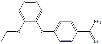 4-(2-ethoxyphenoxy)benzene-1-carboximidamide 구조식 이미지