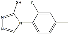 4-(2-fluoro-4-methylphenyl)-4H-1,2,4-triazole-3-thiol Structure