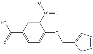 4-(2-furylmethoxy)-3-nitrobenzoic acid 구조식 이미지