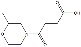 4-(2-methylmorpholin-4-yl)-4-oxobutanoic acid Structure