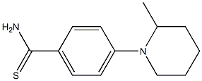 4-(2-methylpiperidin-1-yl)benzene-1-carbothioamide Structure