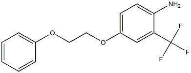 4-(2-phenoxyethoxy)-2-(trifluoromethyl)aniline 구조식 이미지