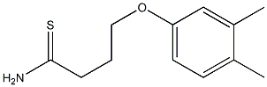 4-(3,4-dimethylphenoxy)butanethioamide 구조식 이미지