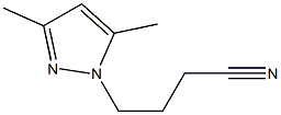 4-(3,5-dimethyl-1H-pyrazol-1-yl)butanenitrile Structure