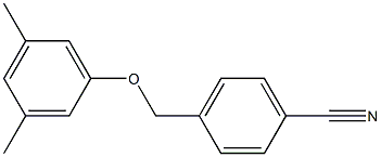 4-(3,5-dimethylphenoxymethyl)benzonitrile 구조식 이미지