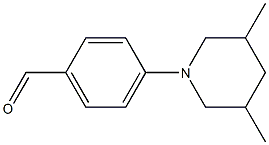 4-(3,5-dimethylpiperidin-1-yl)benzaldehyde Structure