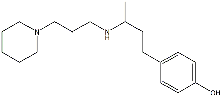 4-(3-{[3-(piperidin-1-yl)propyl]amino}butyl)phenol 구조식 이미지