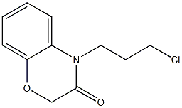 4-(3-chloropropyl)-3,4-dihydro-2H-1,4-benzoxazin-3-one Structure