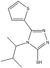 4-(3-methylbutan-2-yl)-5-(thiophen-2-yl)-4H-1,2,4-triazole-3-thiol Structure