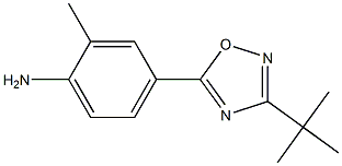 4-(3-tert-butyl-1,2,4-oxadiazol-5-yl)-2-methylaniline Structure