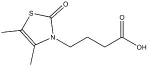 4-(4,5-dimethyl-2-oxo-1,3-thiazol-3(2H)-yl)butanoic acid Structure