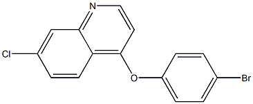 4-(4-bromophenoxy)-7-chloroquinoline 구조식 이미지