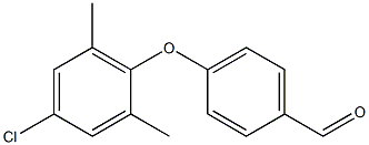 4-(4-chloro-2,6-dimethylphenoxy)benzaldehyde Structure