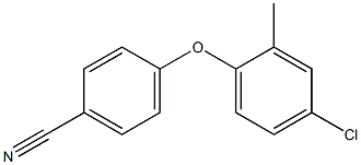 4-(4-chloro-2-methylphenoxy)benzonitrile 구조식 이미지