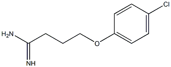 4-(4-chlorophenoxy)butanimidamide Structure