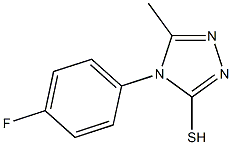 4-(4-fluorophenyl)-5-methyl-4H-1,2,4-triazole-3-thiol Structure