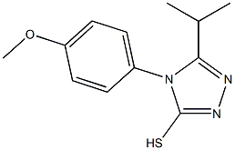 4-(4-methoxyphenyl)-5-(propan-2-yl)-4H-1,2,4-triazole-3-thiol Structure