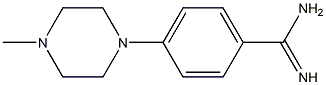 4-(4-methylpiperazin-1-yl)benzene-1-carboximidamide 구조식 이미지