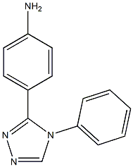 4-(4-phenyl-4H-1,2,4-triazol-3-yl)aniline Structure