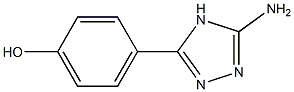 4-(5-amino-4H-1,2,4-triazol-3-yl)phenol 구조식 이미지