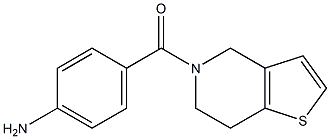 4-(6,7-dihydrothieno[3,2-c]pyridin-5(4H)-ylcarbonyl)aniline 구조식 이미지