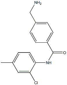 4-(aminomethyl)-N-(2-chloro-4-methylphenyl)benzamide 구조식 이미지