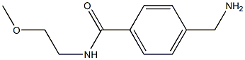4-(aminomethyl)-N-(2-methoxyethyl)benzamide Structure