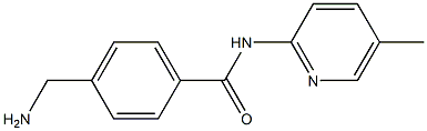 4-(aminomethyl)-N-(5-methylpyridin-2-yl)benzamide 구조식 이미지