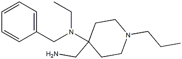 4-(aminomethyl)-N-benzyl-N-ethyl-1-propylpiperidin-4-amine Structure