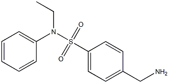 4-(aminomethyl)-N-ethyl-N-phenylbenzenesulfonamide Structure